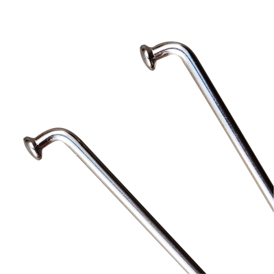 直径2.6mm电动自行车圆辐条304不锈钢材质银色辐条配银色不锈钢帽