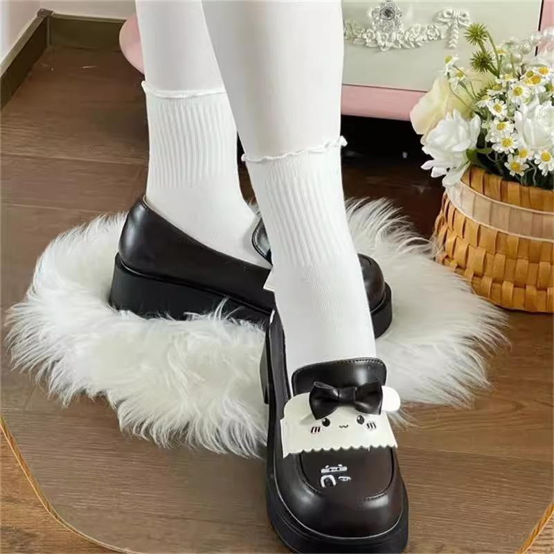 品牌特价原创学院风小皮鞋女2025秋季新款可爱圆头制服鞋玛丽珍鞋