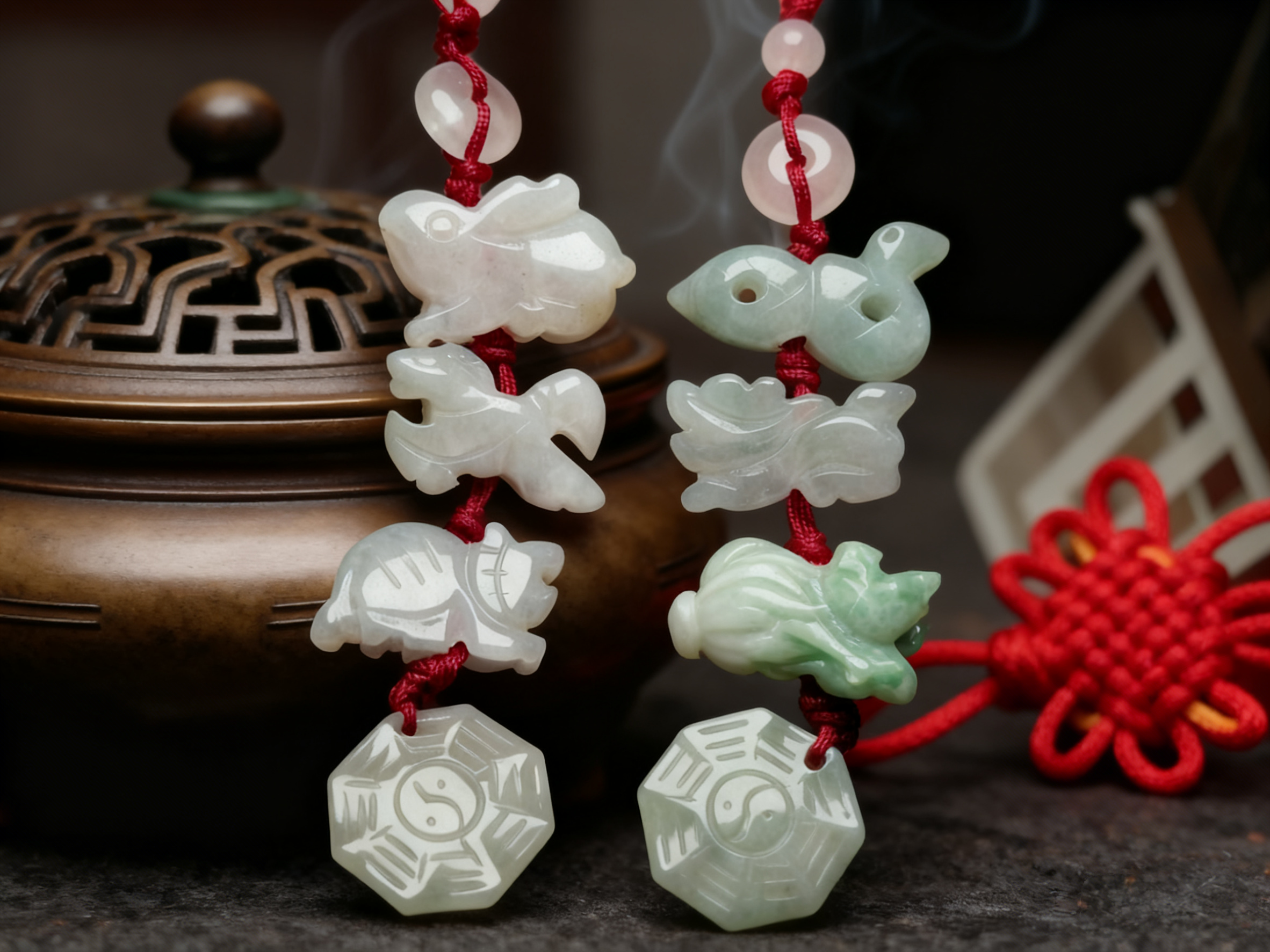 2026马年12生肖吉祥物挂饰吊坠手链DIY手工订制天然翡翠A货缅甸玉