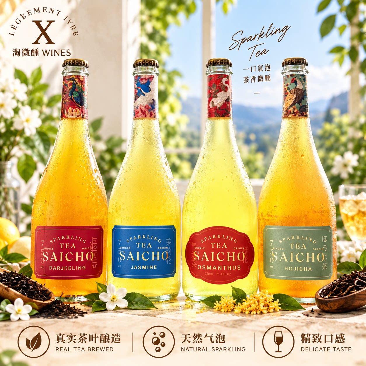 英国SAICHO萃澄茉莉花气泡茶