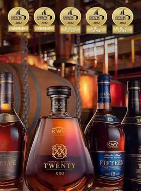 凯樽汇白兰地3/5/10/12/15/20年进口正品XXO洋酒vsop礼盒装烈酒