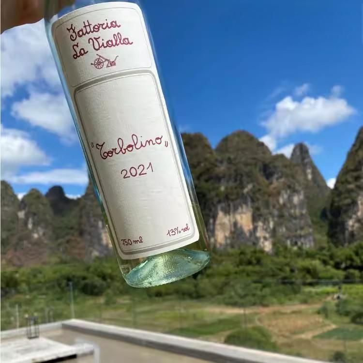 柠檬糖苹果霞多丽葡萄 意大利维耶拉酒庄Torbolino自然酒干白混酿