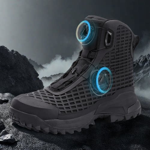 户外登山鞋防滑钓鱼鞋可换底耐磨钢钉底训练战术作战靴水域救援鞋