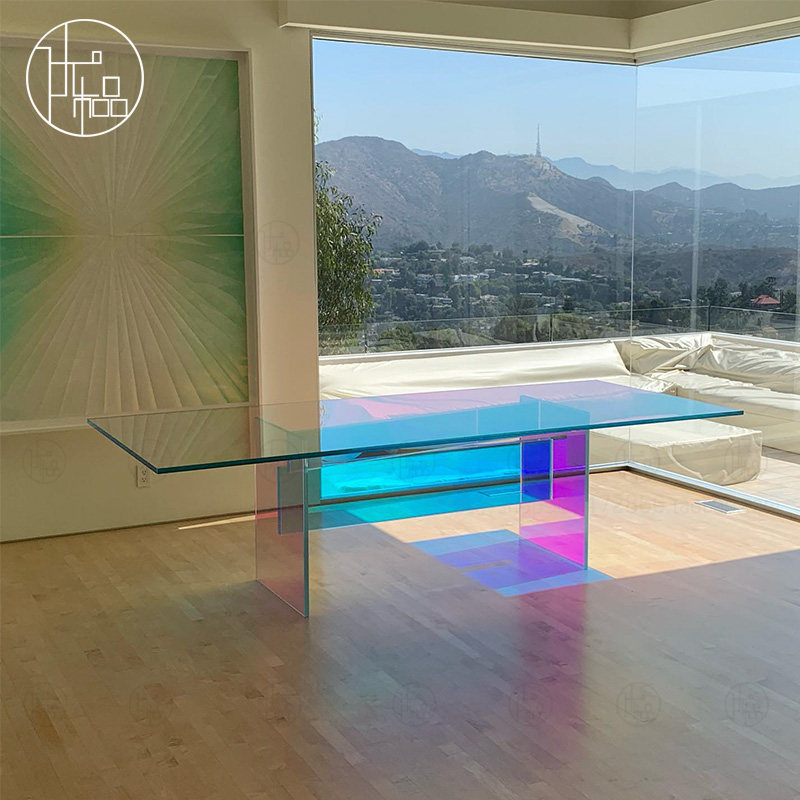 亚克力炫彩吧台桌子咖啡店网红服装店中岛台现代简约意式极简书桌,住宅家具,桌子,淘宝优惠券,粉丝福利购,淘宝优惠卷