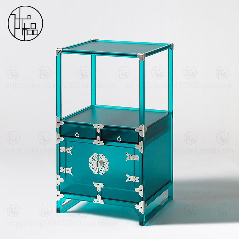 亚克力收纳盒有机玻璃茶台博古架