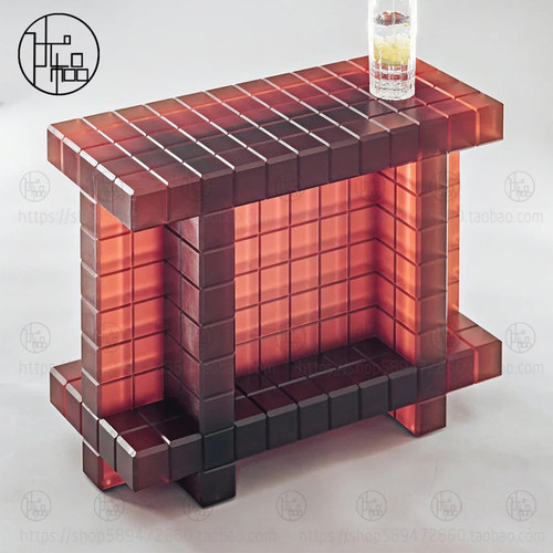 现代设计师亚克力边几高级感