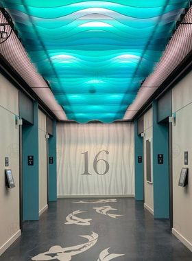 中庭亚克力美陈装饰吊饰