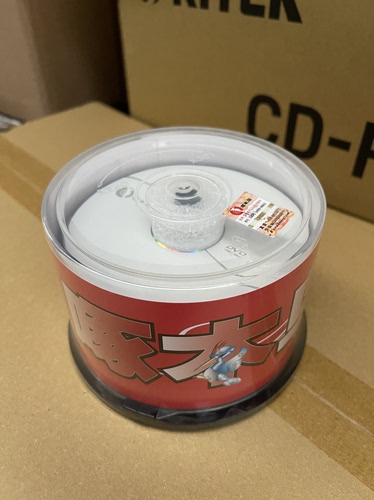 正品白系列啄木鸟16XDVD-R光盘空白刻录碟50片桶装4.7G光碟
