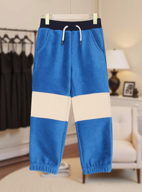 【恋-KIDS】儿童针织休闲服（裤子）撞色拼接百搭YT497