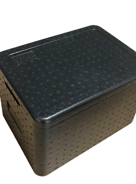 21L外卖泡沫箱EPP保温箱黑色20L车厘子海鲜冷饮保冷团膳冷链箱