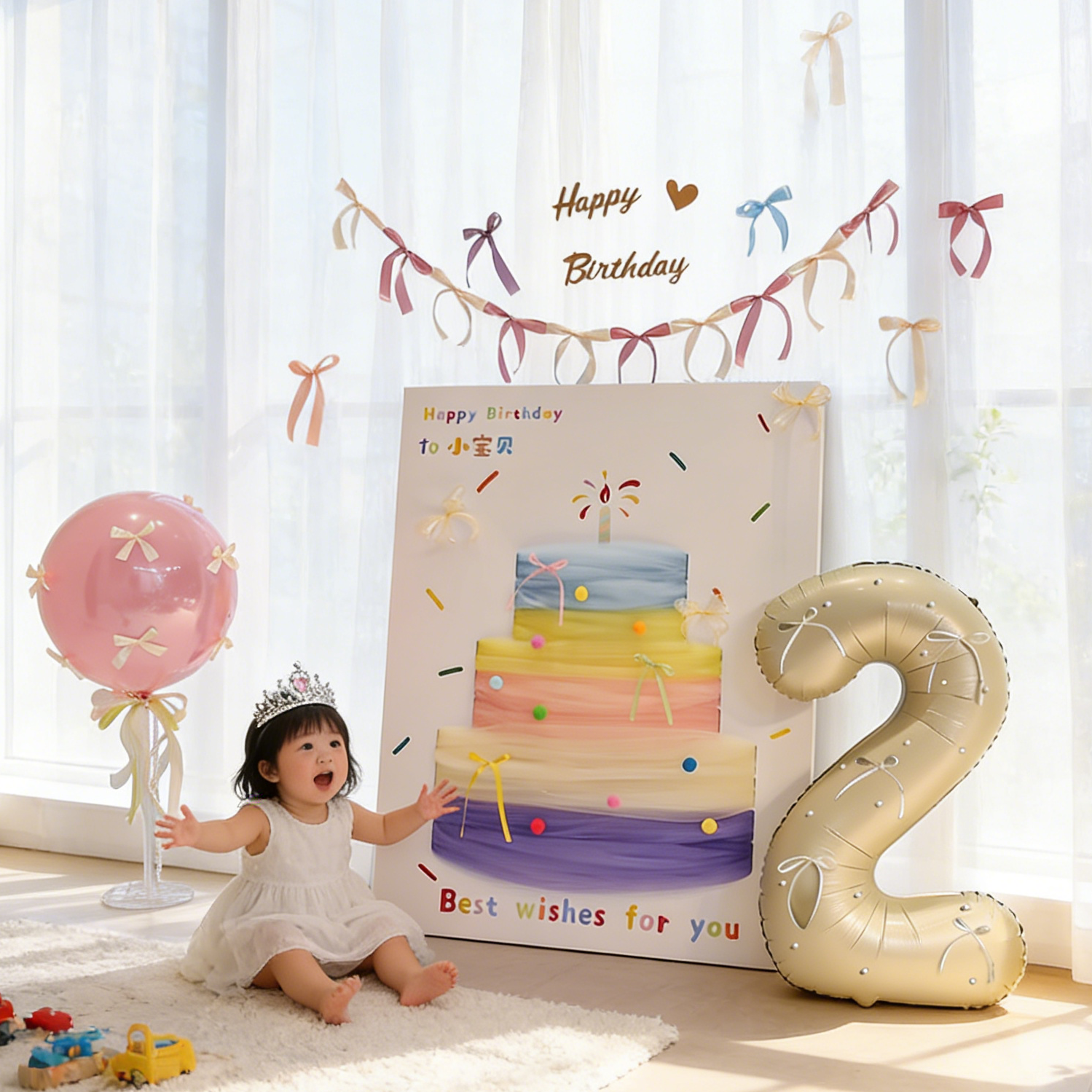 ins儿童宝宝6周岁生日场景KT板布置装饰男女孩背景墙气球家庭阳台,节庆用品/礼品,装扮布置套餐,淘宝优惠券,粉丝福利购,淘宝优惠卷