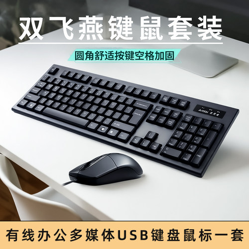 台湾省老牌双飞燕键盘鼠标套装
