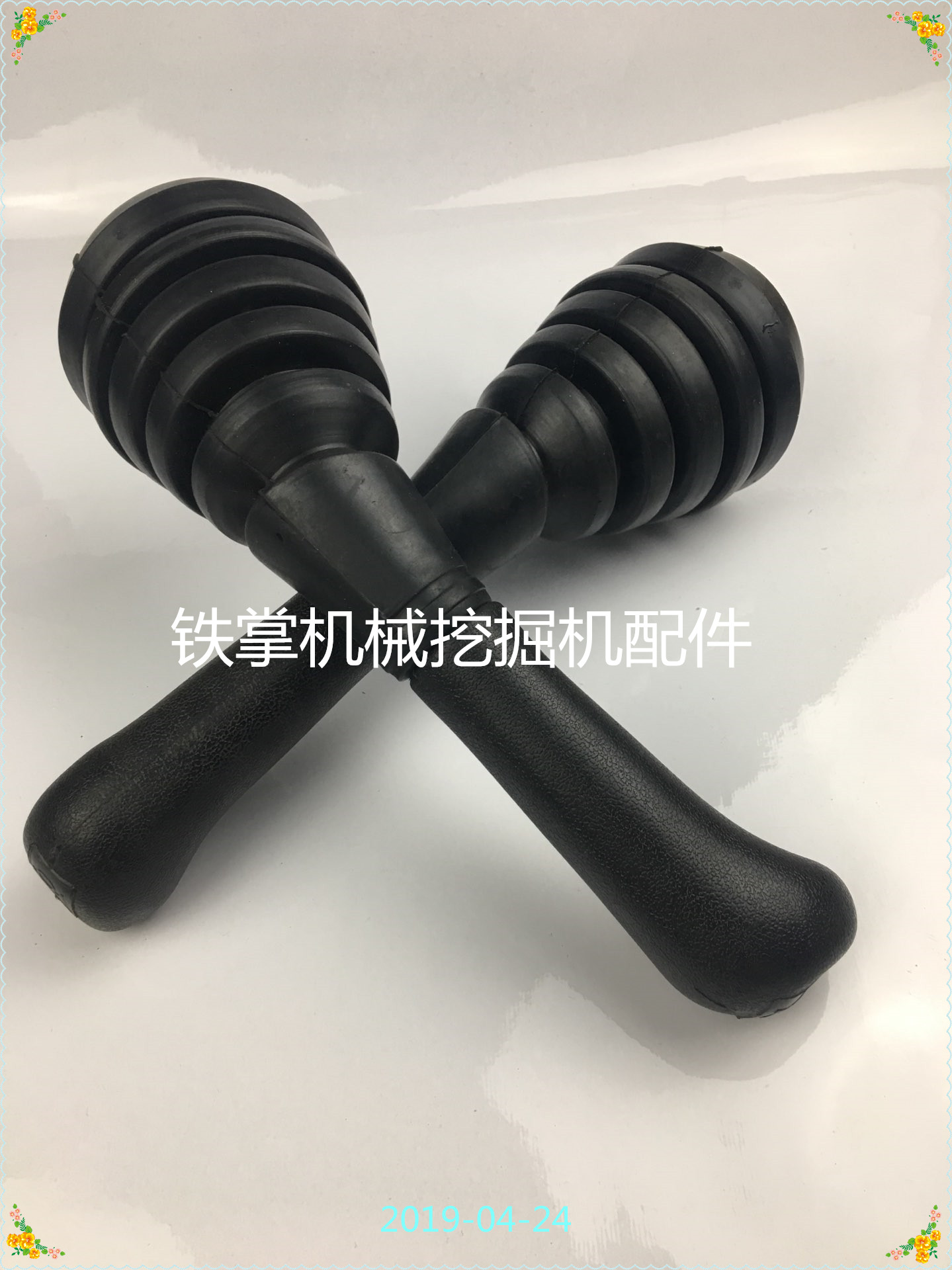 挖掘机卡特E320V1V2老款操作手柄防尘套先导操纵杆胶套装饰件配件