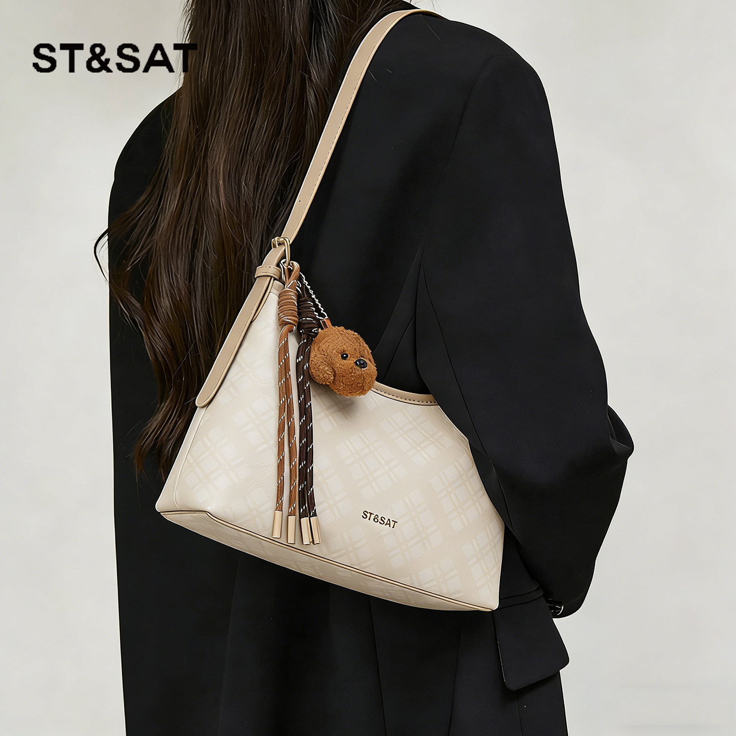 星期六包包新款春夏腋下hobo托特包大容量通勤斜挎包百搭时尚