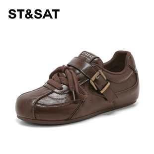 星期六德训鞋女2026年新款春季厚底女鞋休闲阿甘鞋百搭轻便运动鞋