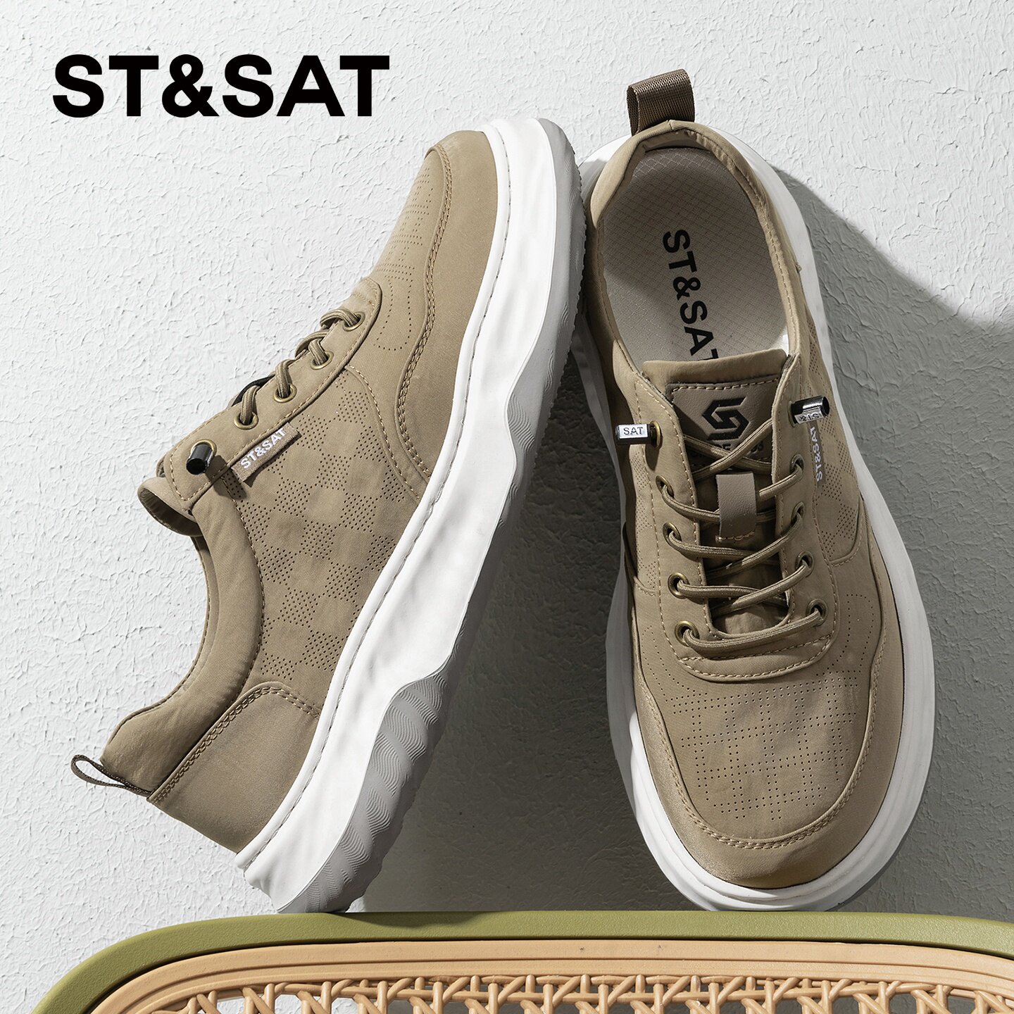 星期六男鞋夏季透气薄款一脚蹬休闲帆布鞋男2026新款轻便运动布鞋