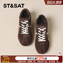 星期六加绒德训鞋女款2025新款冬季厚底加厚加棉保暖运动棉鞋爆款