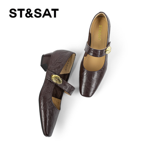 星期六法式玛丽珍鞋2025年方头