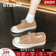 韩版 星期六厚底帆布鞋 潮流 休闲板鞋 脏脏鞋 女2025新款 百搭低帮潮鞋
