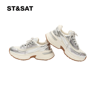 星期六正品老爹鞋2025夏季新款舒适轻便增高百搭复古休闲运动鞋子