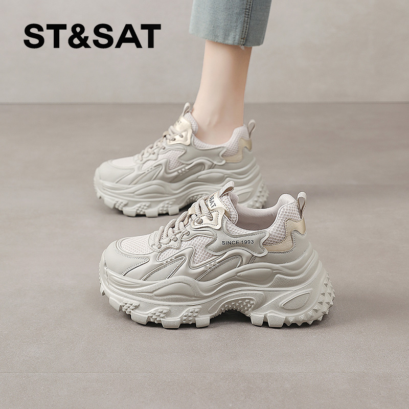 星期六女鞋官方正品老爹鞋