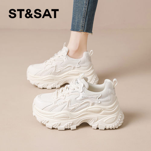 星期六厚底老爹鞋女春季新款女鞋