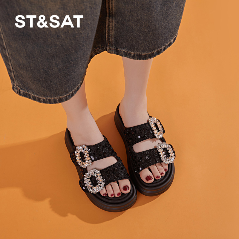 星期六增高休闲厚底夏季外穿凉拖