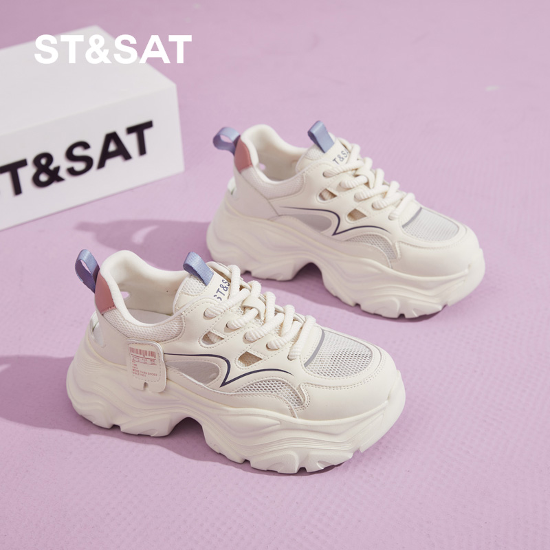 2025夏季新款透气老爹鞋百搭鞋子