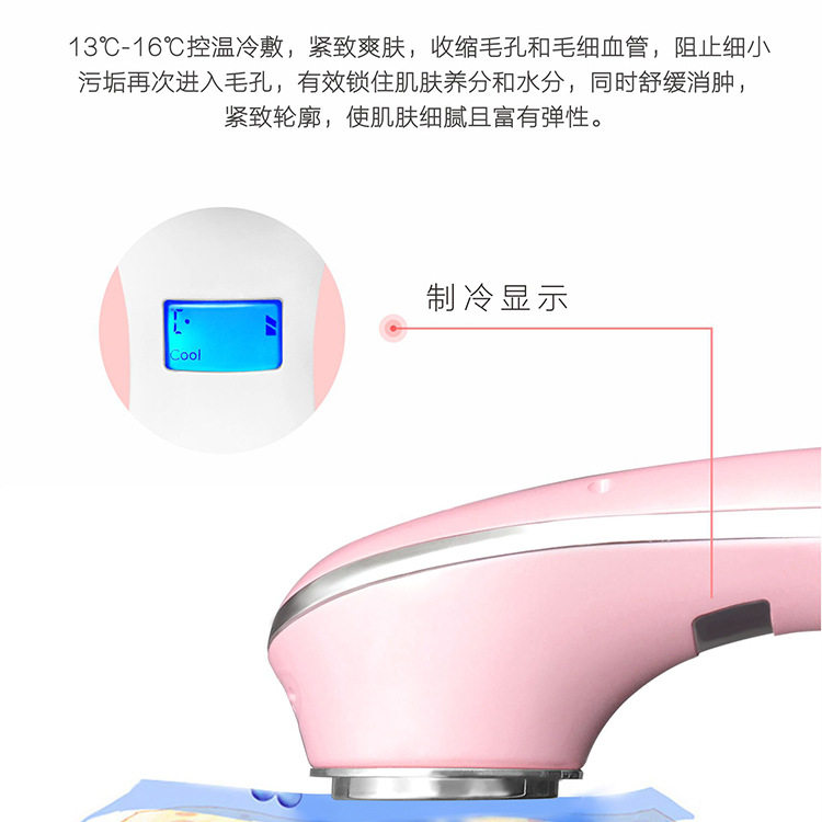 美容院同款冷热仪冰敷仪面部护理精华导入紧致提拉美容仪冷热两用