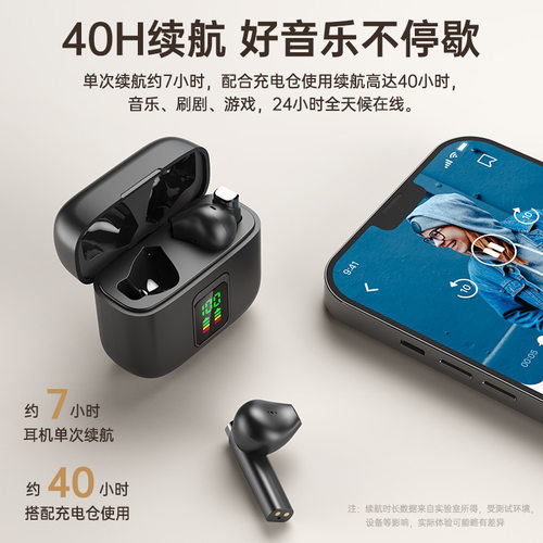 tws-c5高音质真无线蓝牙耳机双耳入耳式私模工厂跨境直供