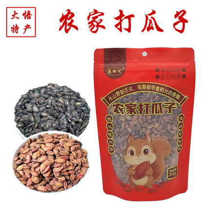 湖北特产大悟红瓜子打瓜子咸香盐味西瓜子现炒现发日常休闲小零食