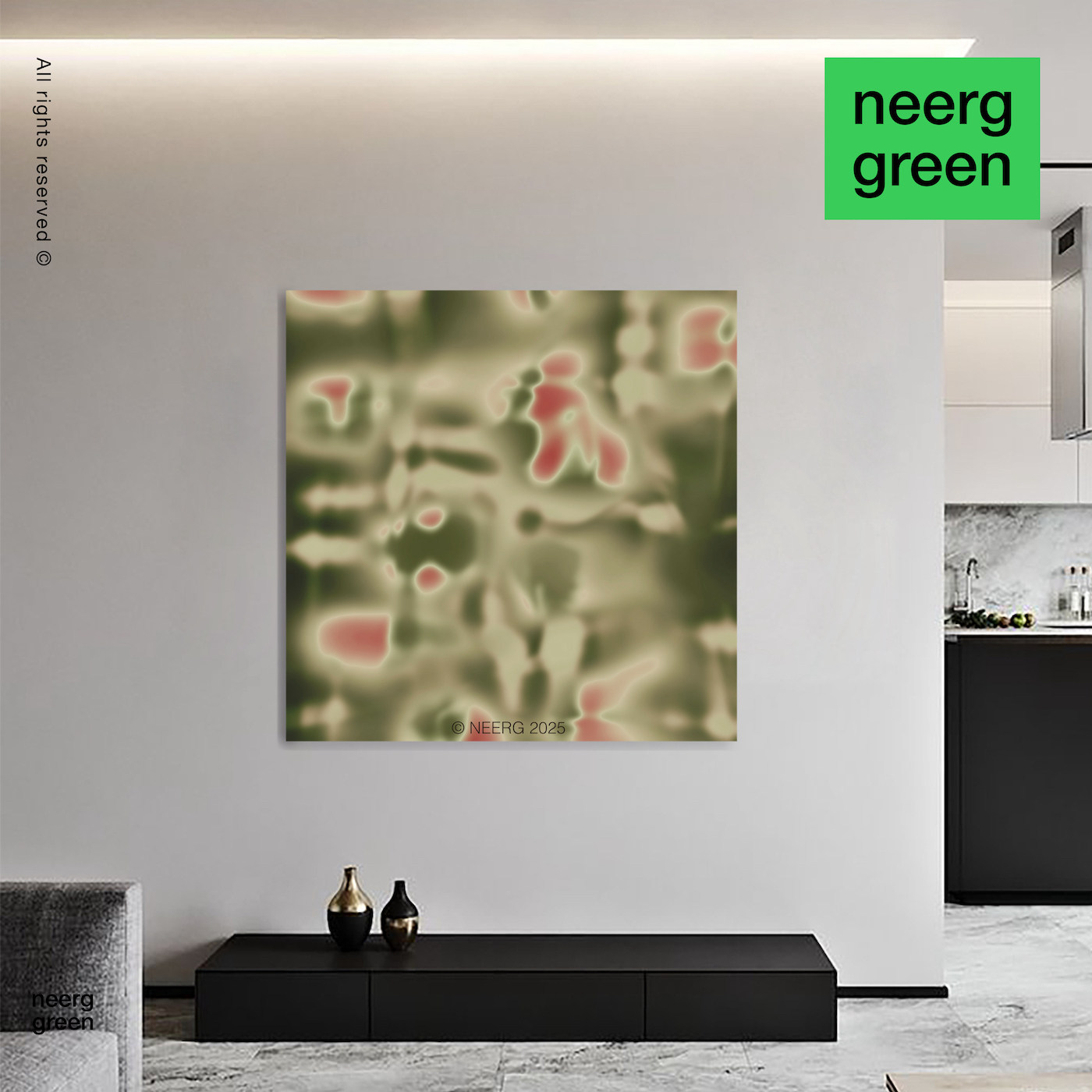 Neoclassical Canvas Wall Art: Frameless Retro Painting - Taobao product photo 2