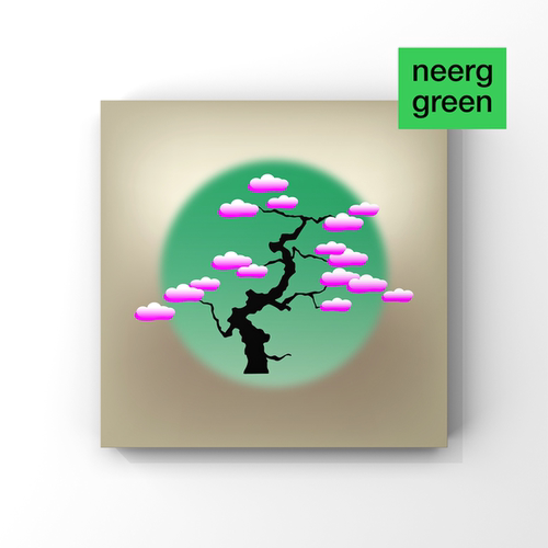 NEERG原创版权樱花盆栽装饰画