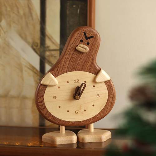可爱丑小鸭台钟创意钟表