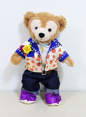 达菲熊DUFFY 岚系列相叶雅纪风衣服S号公仔用