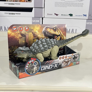 恐龙玩具大号关节可动可叫美甲龙虐暴龙暴龙霸王龙男孩礼物灯光