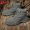 0502 High cut gray work boots with a textured upper that is windproof and waterproof