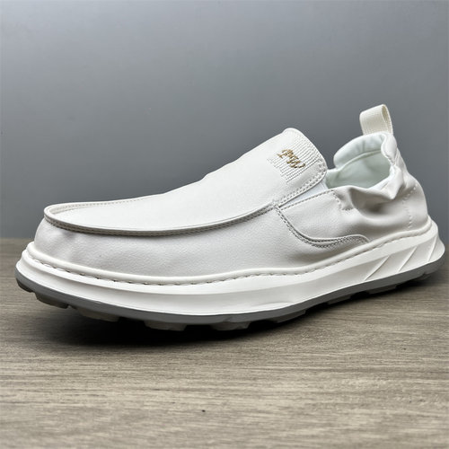 2025款夏季薄款透气驾车时尚一脚蹬懒人乐福鞋百搭男士休闲豆豆鞋