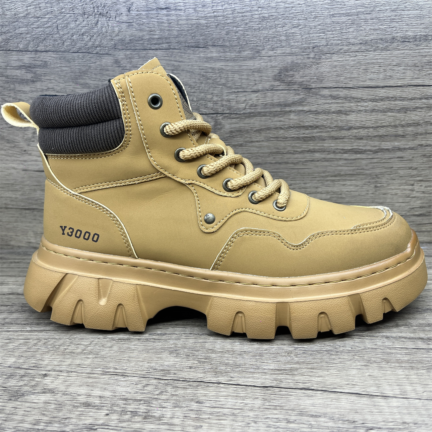 捡漏实体店280+撤柜冬季加绒保暖男士马丁靴轻便防滑皮面休闲男鞋