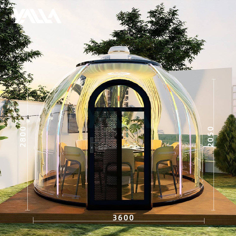 网红PC透明屋星空房泡泡屋餐厅山间民宿蒙古包帐篷户外阳光房露台