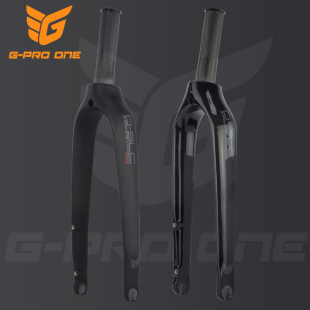 GPROONE 20寸碳纤维碟刹前叉 451折叠自行车轻量风行D8改装