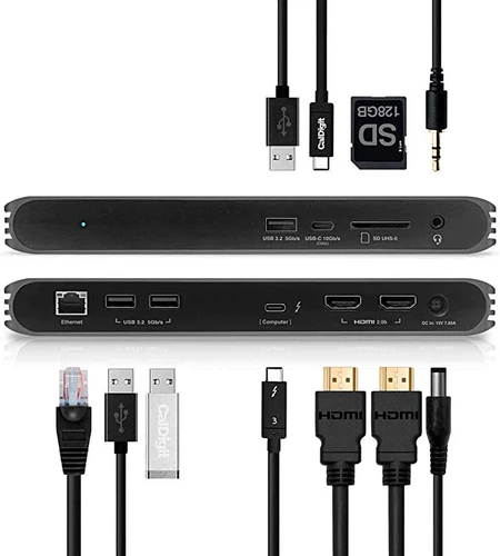 CalDigit  1 0 портов Док-станция Thunderbolt 4 для зарядки до 94 Вт.