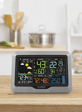 La Crosse V40-PRO彩屏无线Wifi专业智能气象站 温度湿度雨量风速