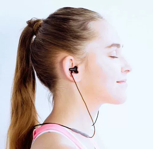 Японские динамики уха inair M360 Wired/M360BT Беспроводная гарнитура Bluetooth.