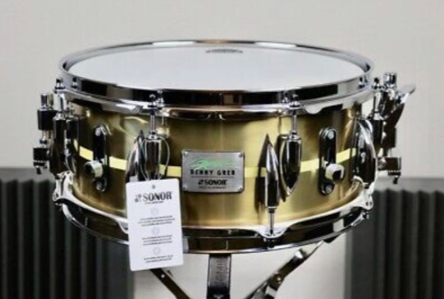 索诺军鼓 签名款 Sonor Benny Greb 13x5.75 1.2mm Brass
