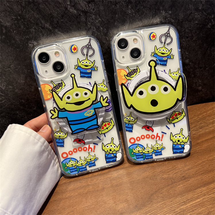 爱珀客个性卡通三眼怪磁吸支架适用iPhone17proMax手机壳苹果15pro可爱12Pro防摔14亚克力16promax软边硬壳女,3C数码配件,手机保护套/壳,淘宝优惠券,粉丝福利购,淘宝优惠卷