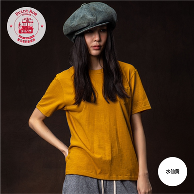 PrintAce全棉T恤短袖复古竹节