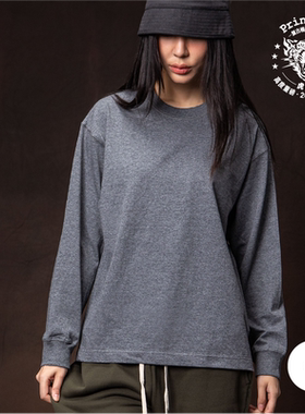 PrintAce Vintage 秋冬咔叽复古超宽松版型全棉超重磅长袖T6271