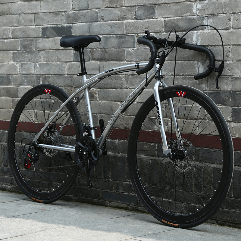 成人变速死飞自行车男女学生单车双碟刹公路车实心胎充气赛车21速在类目 自行车/骑行装备/零配件, 自行车整车, 死飞中 - 来自Buy2taobao.com提供专业的淘宝代购服务