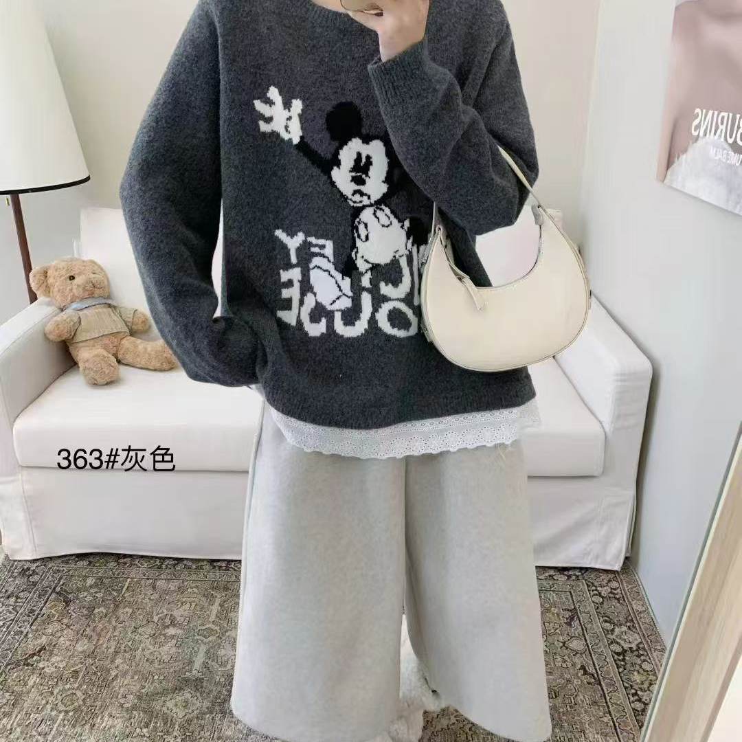 胖MM显瘦盖屁肥肉中长款毛衣厚